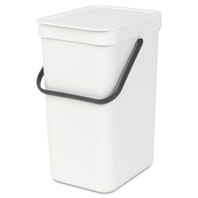 Brabantia Sort & Go 12-Litre Bin – White Brabantia Sort & Go 12-Litre Bin – White